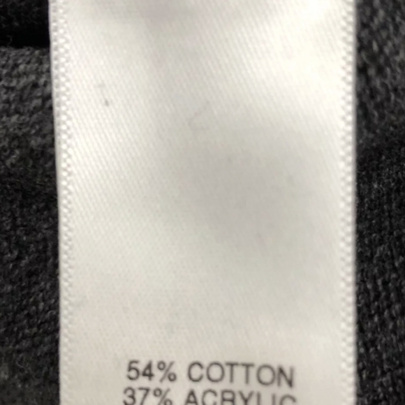 NWT Roundtree & Yorke Men's Dark Gray Quarter Zip Sweater Size L MSRP $59.50 - Picture 3 of 4